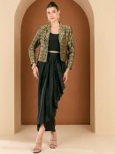 Black Indo-Western Co-ord Set